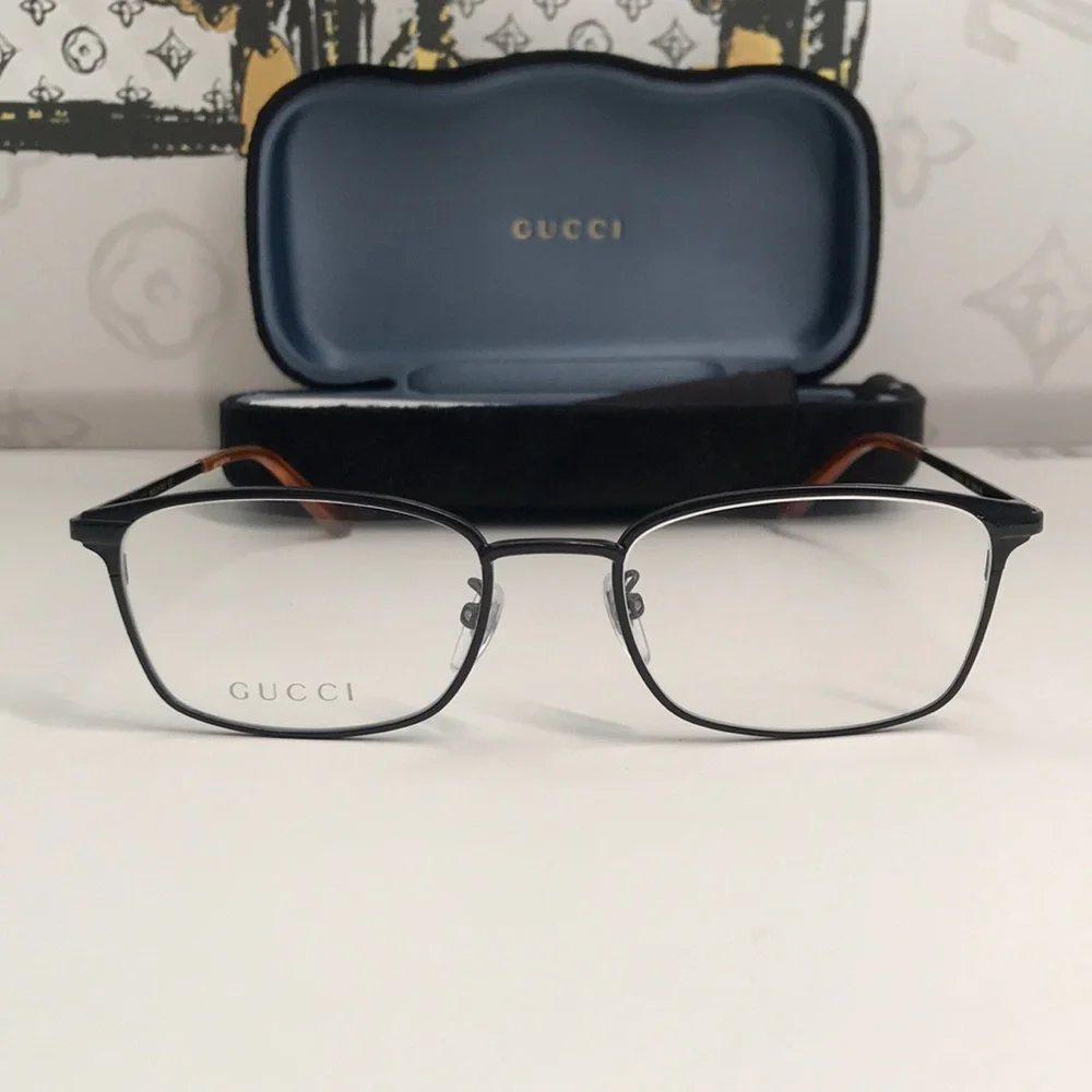 New Authentic Gucci GG0579OK 001 Eyeglasses – Classic Black Frame